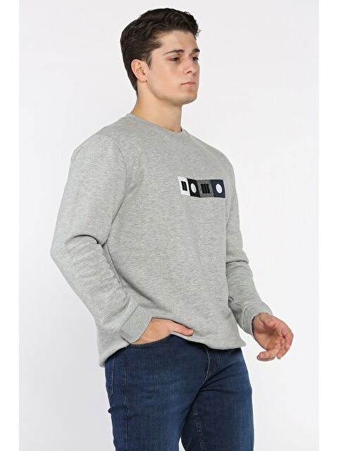 Mishar İtalia Ön Baskılı Erkek Sweatshirt - S000469887-20600