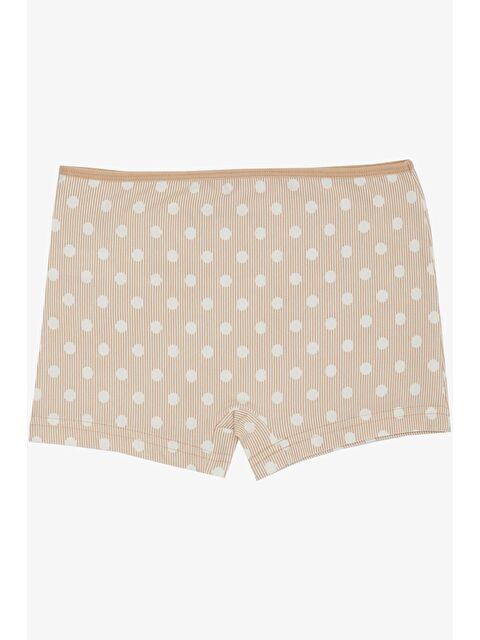 Breeze Kız Çocuk Boxer Puantiye Desenli Bej (11 Yaş) - S000058112-19928