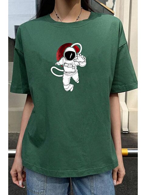 uyguntarz Unisex Nasa Baskılı T-shirt - S000238671-18194