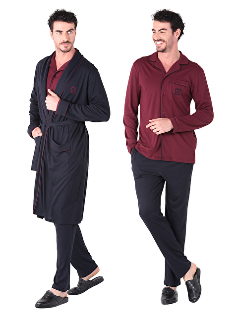 D'S damat DS Damat Rob Takımı 3lü set BORDO - S000532209-19951