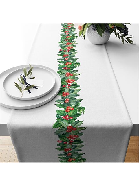 Evmila Yılbaşı Temalı 40x140 Kadife Runner - S000292119-23173