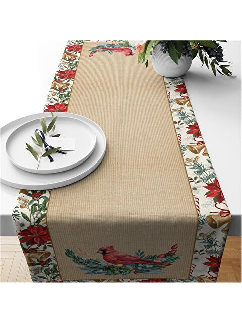 Evmila Yılbaşı Temalı 40x140 Kadife Runner - S000292110-23173