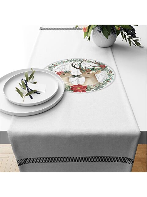 Evmila Yılbaşı Temalı 40x140 Kadife Runner - S000292095-23173