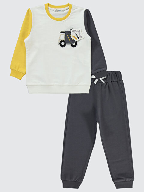 Civil Boys Erkek Çocuk Eşofman Takımı 2-5 Yaş Füme - S000309794-33408