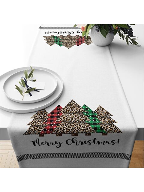 Evmila Yılbaşı Temalı 40x140 Kadife Runner - S000292113-23173