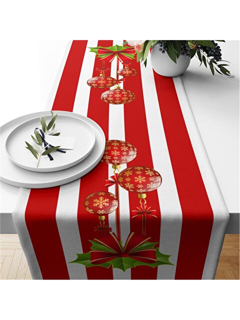 Evmila Yılbaşı Temalı 40x140 Kadife Runner - S000292096-23173