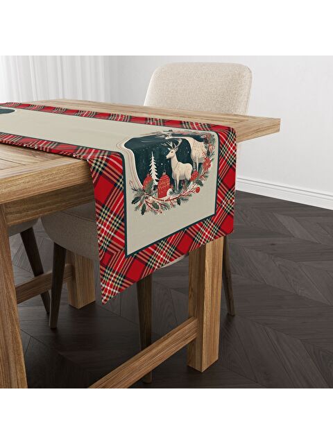 Evmila Yılbaşı Temalı 40x140 Kadife Runner - S000292098-23173