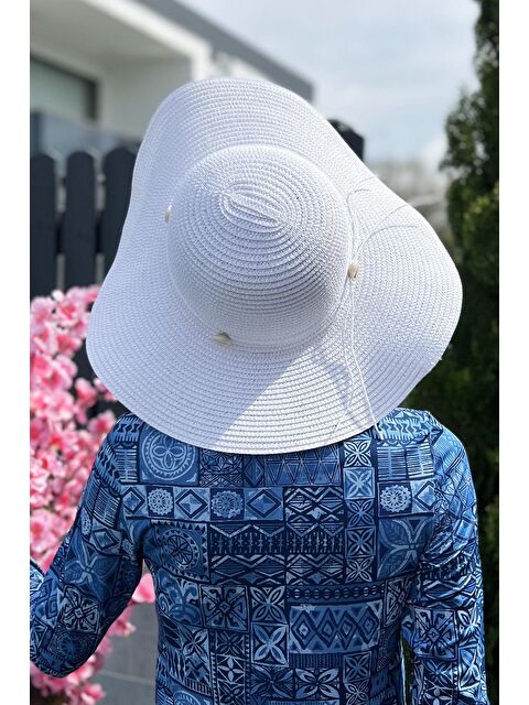 Remsa Mayo Deniz Kabuklu Hasır Şapka Ekru RŞ-27 - S000142095-19965