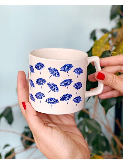 Bikutumutluluk Plaj Şemsiyesi Hediye Kupa Fincan - S000236864-23173