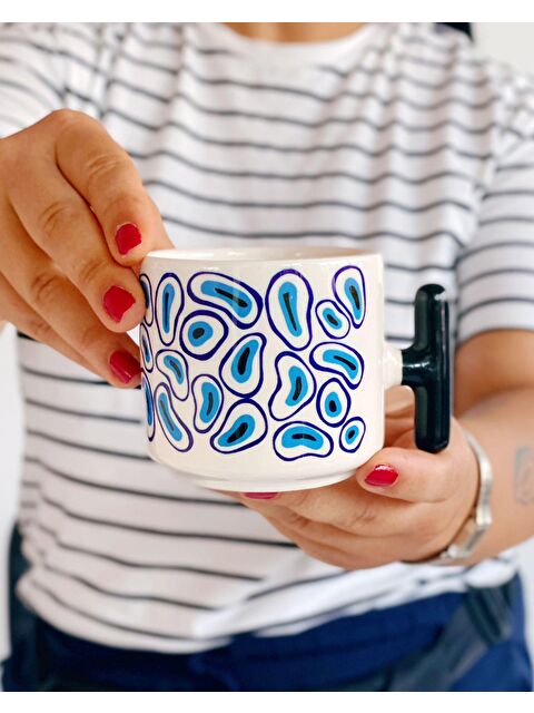 Bikutumutluluk Nazar Boncuklu Kupa Bardak Fincan - S000236863-23173