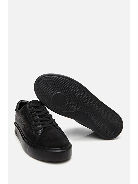 Yaya By Hotiç Erkek Deri Siyah Hafif Tabanlı Spor Ayakkabı - S000444039-19351