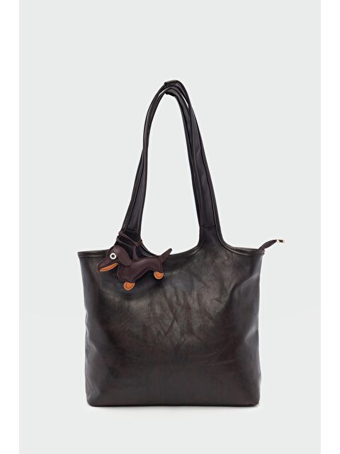 Shulebags Cause Charmlı Omuz Çanta Kahve - S000443807-19413
