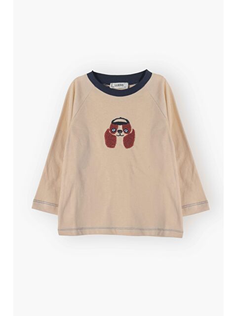 Luess Unisex Köpek Baskılı Mevsimlik Sweatshırt - S000233098-19966