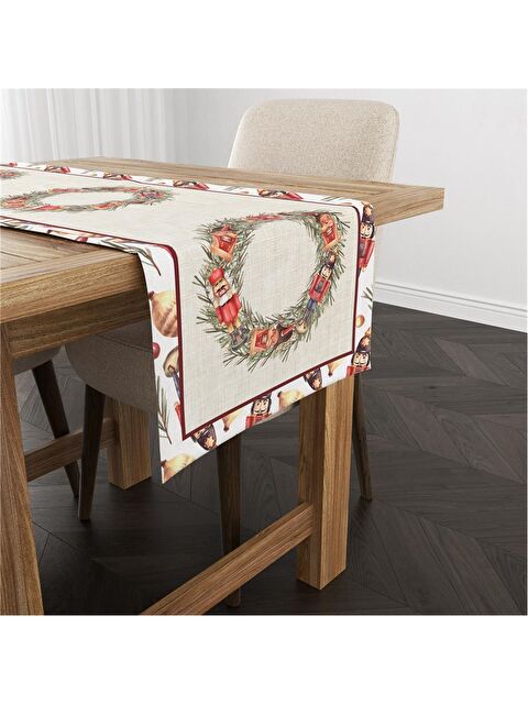 Evmila Yılbaşı Kurşun Asker 40x140 Cm Kadife Runner - S000282809-23173