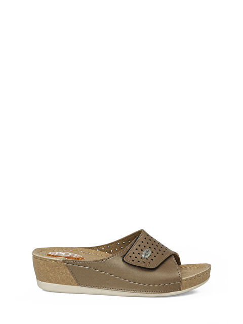 Polaris 167244.Z Bronz Kadın Terlik