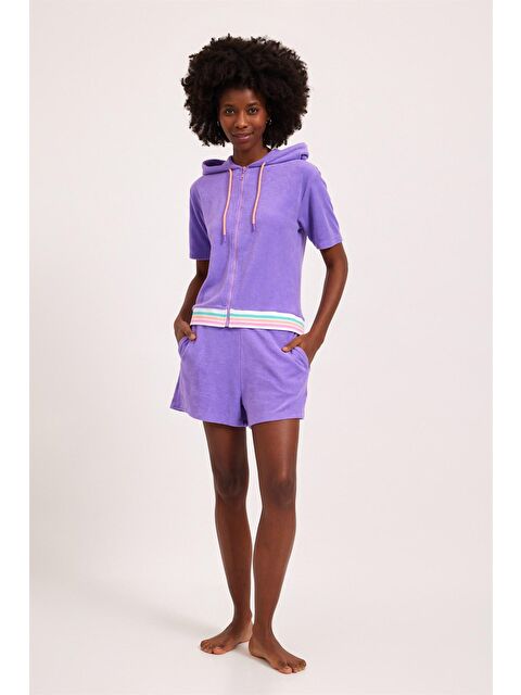 Katia And Bony Fairytale Kadın Havlu Şort Mor - S000140822-20042