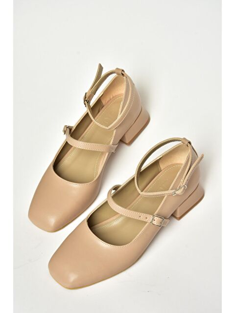 Fox Shoes T5901326 Ten Kadın Topuklu Ayakkabı - S000286459-26407