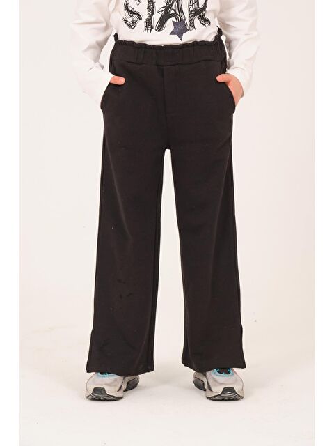 Jazzi·ee Genç Kız Çocuk Cepli Eşofman Altı - Siyah - S000315781-19351