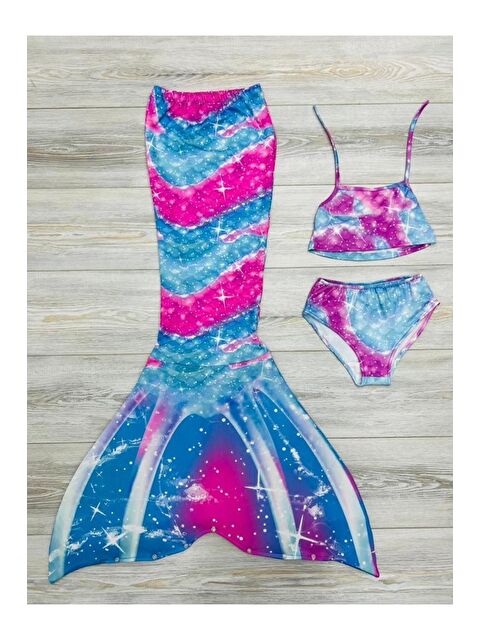 My Kids Wear Kız Çocuk Deniz Kızı Mayo Kostüm Renkli - S000403902-27074