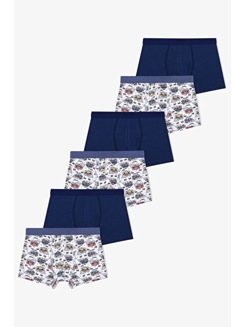 Koza İç Giyim Erkek Çocuk 6'lı Pamuklu Boxer - S000326816-37368
