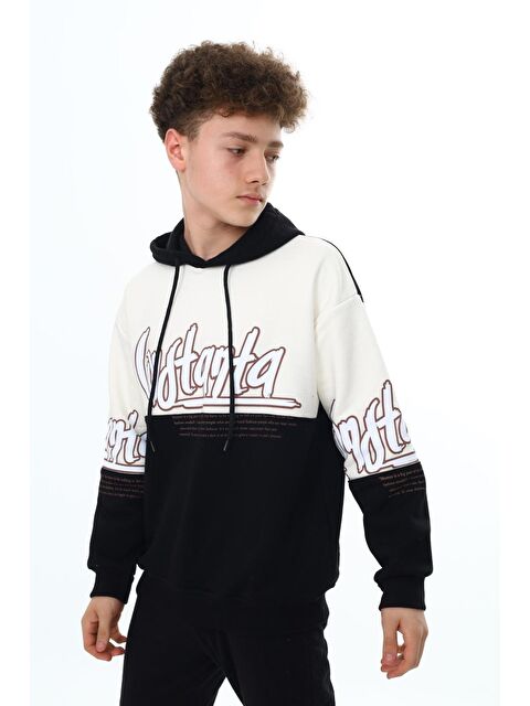 angelos Erkek Çocuk Oversize Sweatshirt Hoodie Px7170.3 - S000314678-19351