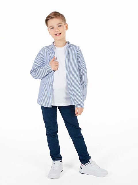 Civil Boys Erkek Çocuk Jean Pantolon 6 9 Yaş Mavi