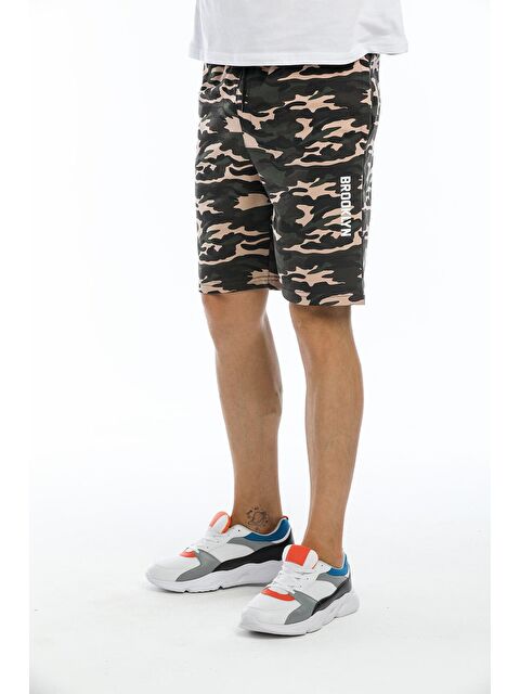 Süperlife Regular Fit Brooklyn Baskılı Erkek Şort SPR 208 - S000013957-37315