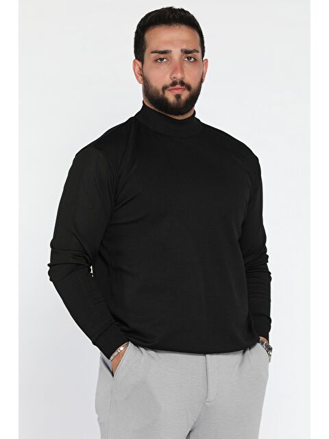 Mishar İtalia Erkek Dik Yaka Basic Triko Kazak - S000469903-19351