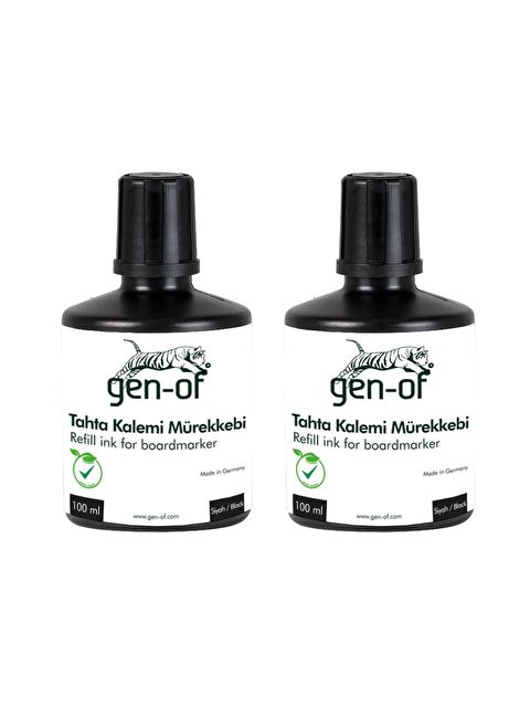 Gen-Of Beyaz Tahta Kalemi Mürekkebi 100 cc Siyah 2 Adet - S000178714-19351