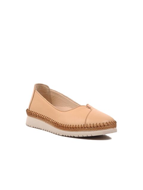 Bulldozer Bej Hakiki Deri Kadın Casual Ayakkabı 241737 - S000219630-19927