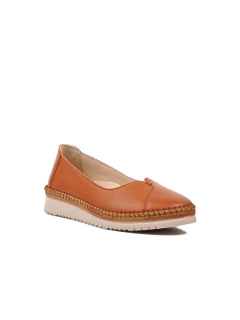 Bulldozer Taba Hakiki Deri Kadın Casual Ayakkabı 241737 - S000219630-37454