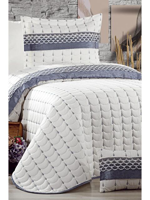 Çeyiz Diyarı Colors Micro Tek Kişilik Yatak Örtüsü Krem Krem - S000497275-19966