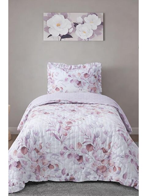 Çeyiz Diyarı Violet Tek Kişilik Yatak Örtüsü 180x240 cm - S000497281-23173