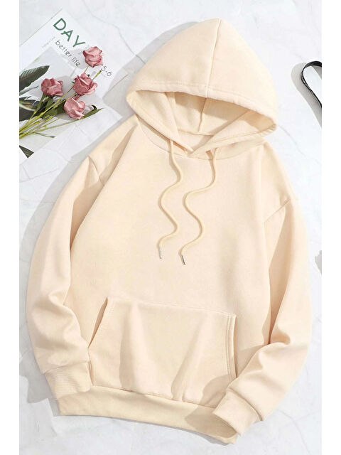 uyguntarz Unisex Cherry Tree Baskılı Oversize Sweatshirt - S000265339-19928