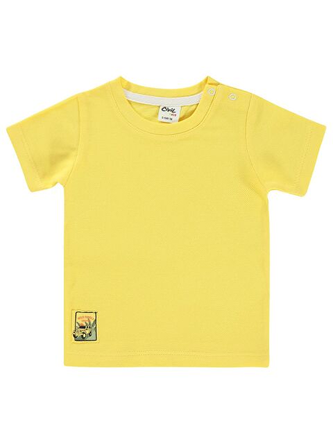 Civil Erkek Bebek Tişört 6-18 Ay Sarı - S000234337-20072