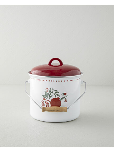 English Home Garnet Emaye Bakraç 16 cm Beyaz - S000497319-20063