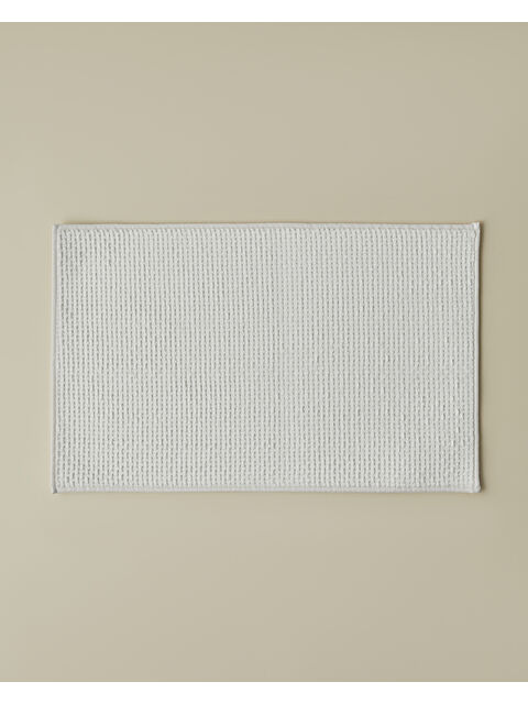 English Home Waffle Weave Banyo Paspası 50x80 cm Beyaz - S000497320-20063