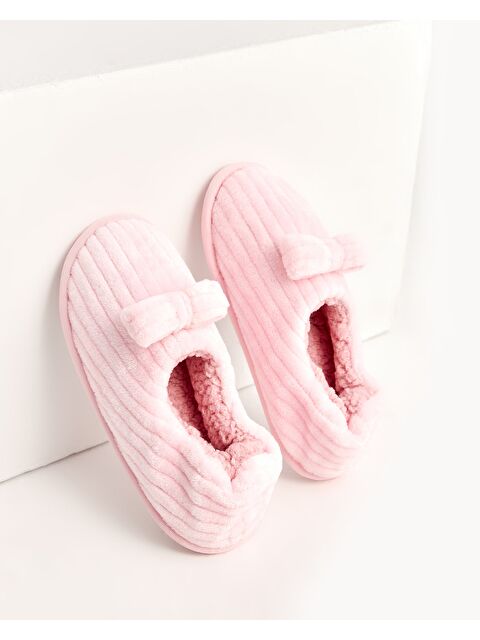 Chirpy Kadın Kurdele Detaylı Ev İçi Ayakkabı - PAPİ - S000503013-20024