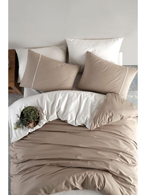 Çeyiz Diyarı Bern %100 Pamuklu Çift Taraflı Çift Kişilik Nevresim Takımı - S000497333-23173