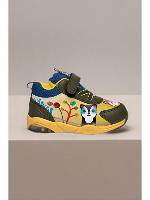 Oksit Zıpy Unisex Çocuk Bebek Işıklı Rahat Kaymaz Taban Spor Ayakkabı - S000349340-18547