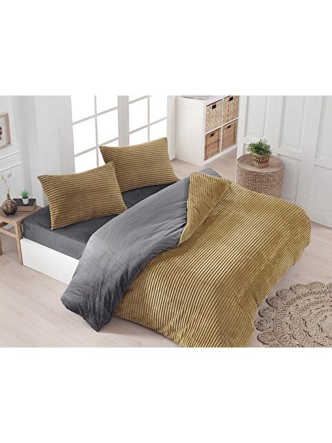 Merinos Eternıty Fitilli Nevresim Seti 4 Parça Yağ Yeşili YAG-YESILI