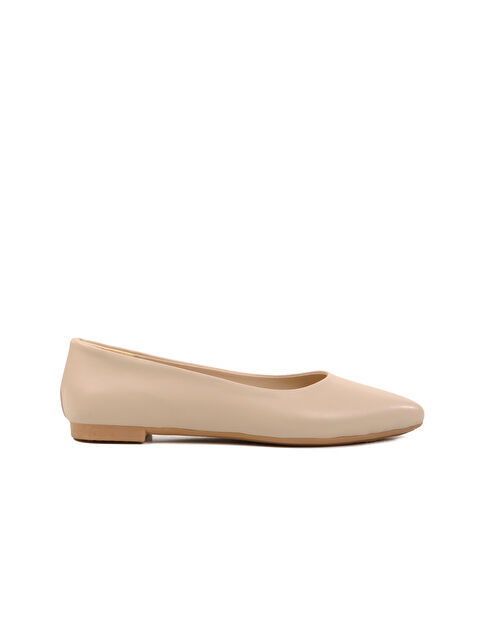 Ayakmod Bej Hafif İnce Taban Kadın Babet 209118 Z - S000352125-19927
