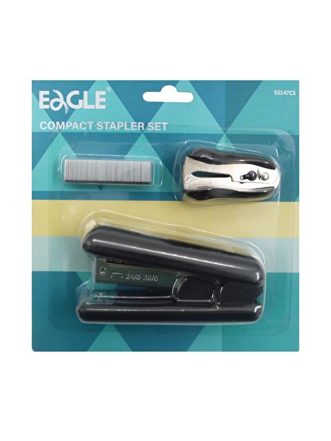 Eagle 24/6 Zımba Makinası 20 Sayfa Diker Tel Sökücü ve Zımba Teli Set S5147CS - S000079499-19351