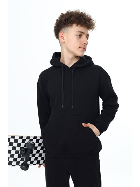 angelos Erkek Çocuk Kapüşonlu 3 İplik Sweatshirt Px7141 4 - S000311052-19351