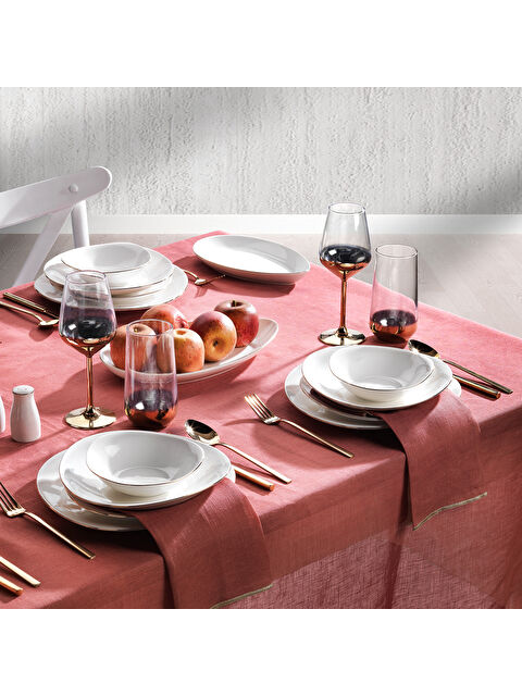 SCHAFER Dina Yemek Takımı-56 Parça-Altın - S000487743-37222