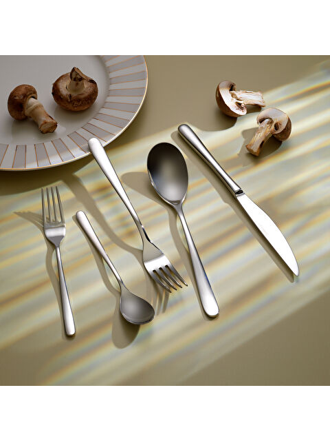 SCHAFER Hamburg 72 Parça Çatal Kaşık Bıçak Takımı-Gümüş - S000487744-18105