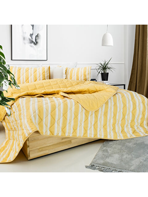 SCHAFER Home İnfinity Çift Kişilik Complete Set 4 Parça-Hardal - S000487783-20074