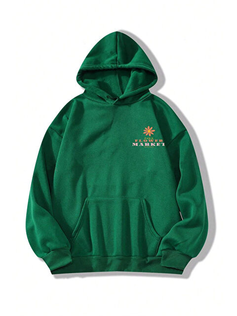 uyguntarz Flower Baskılı Oversize Sweatshirt - S000265673-18194