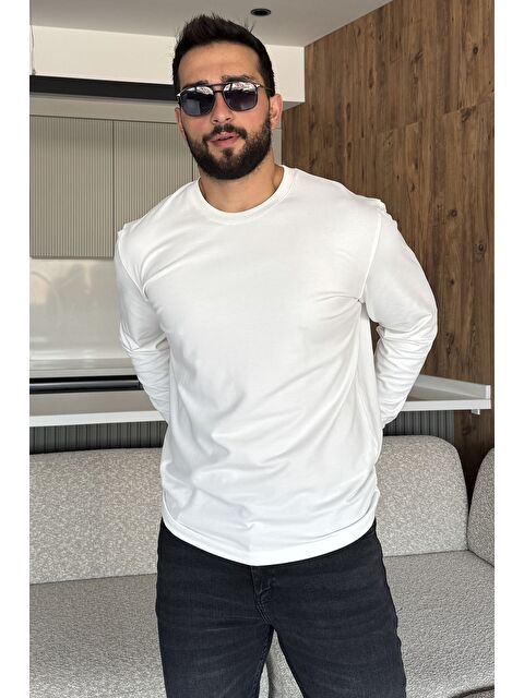 Mishar İtalia Erkek Bisiklet Yaka Basic Sweatshirt - S000469946-19966