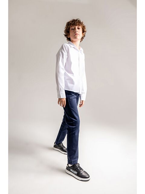 Mnpc Erkek Çocuk Siyah Hakiki Deri Anatomik Günlük Ayakkabı - S000272918-19351